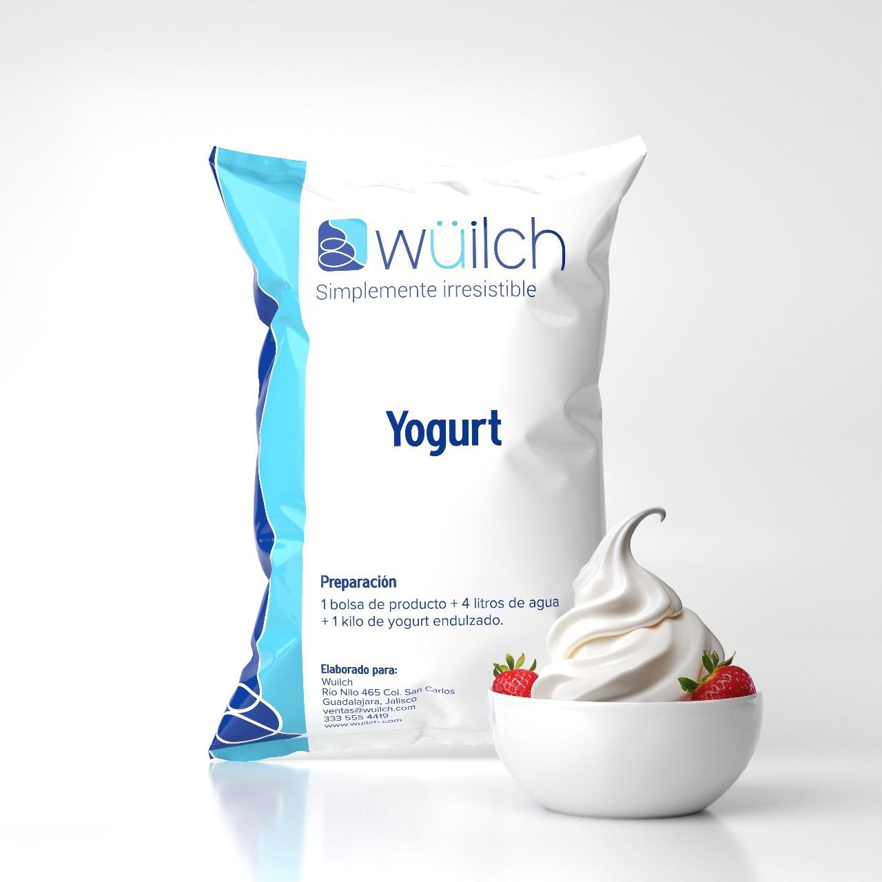 Base para helado sabor yogurt natural