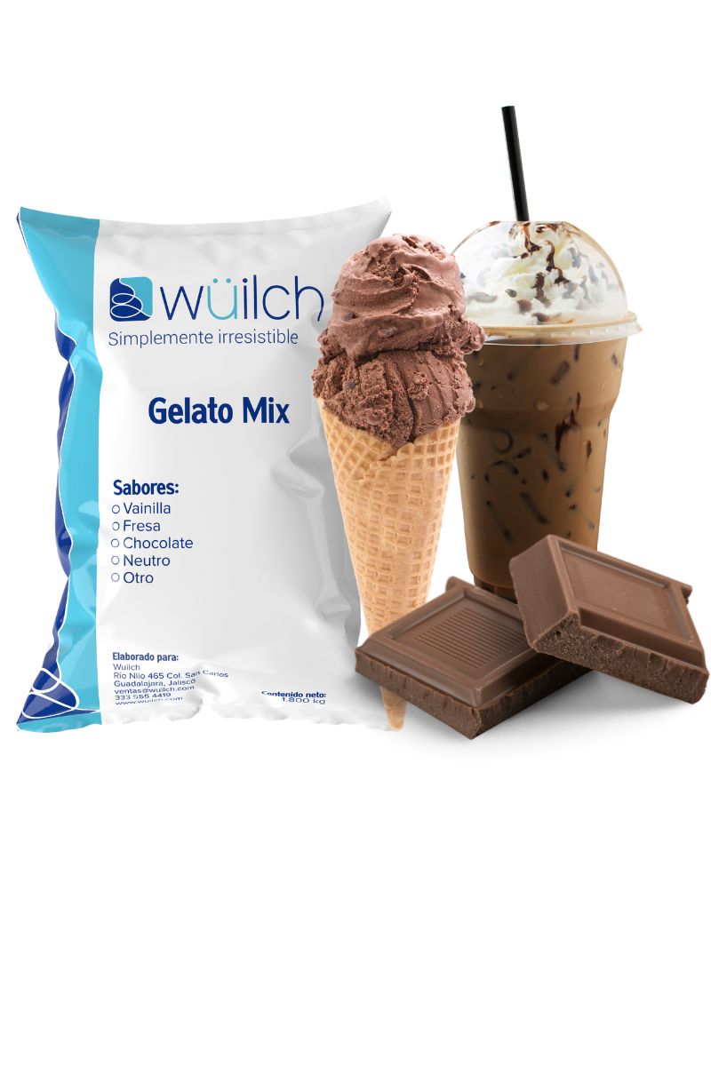 Base para helado sabor chocolate