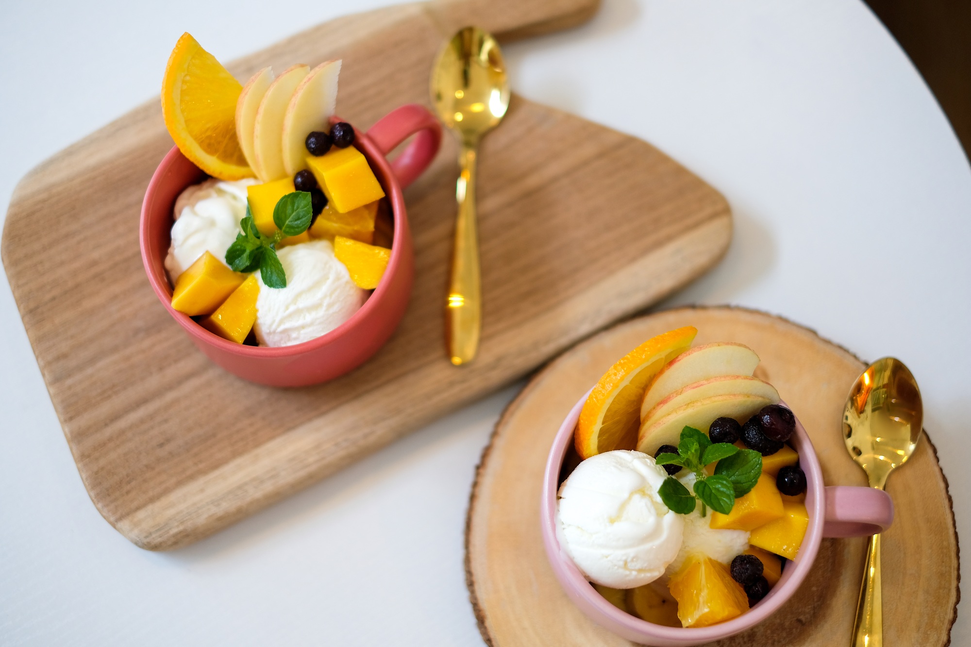 Healthy frozen yogurt ice cream